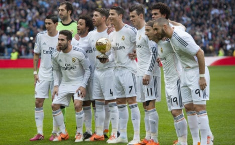 Real Madrid football club join drive to help refugees based in Spain