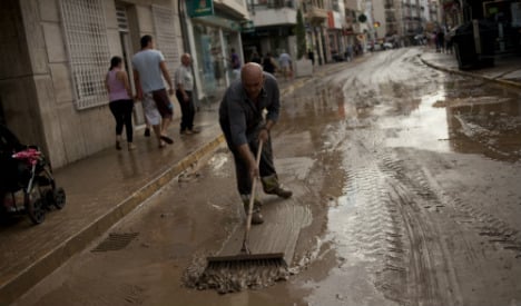 The rain in Spain claims four lives and causes chaos across south coast