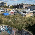 Police act against huge Swedish shanty camp