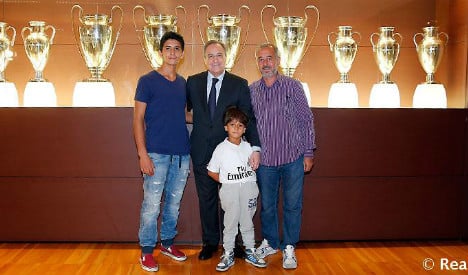 Tripped Syrian refugee family sees ‘dream come true’ at Real Madrid