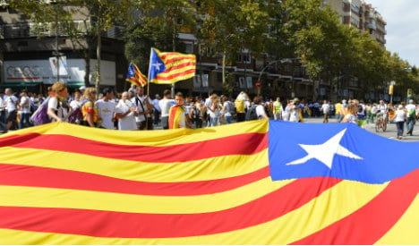 Independence fever and lots of flags as Catalans celebrate National Day