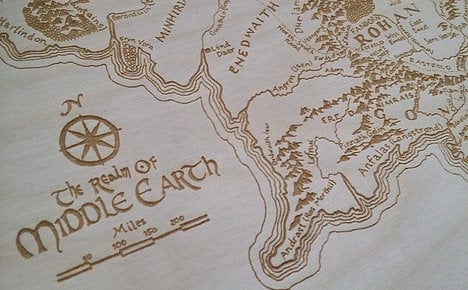 Map shows Italian city inspired Tolkien town