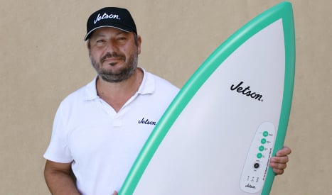 Spanish surf dudes rule the waves with world’s first jet-powered board