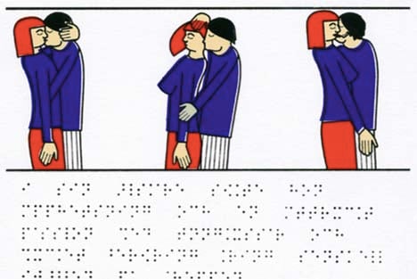 Swede draws 'tactile' sex book for blind people