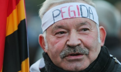 Inside Pegida’s bellowing and bitter Dresden rally