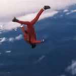 Norway’s skydiving champ in Freefall video