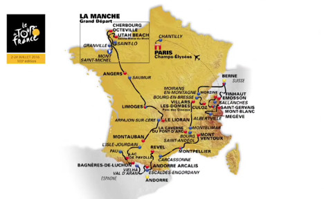 Cycling: Tour de France 2016 stages