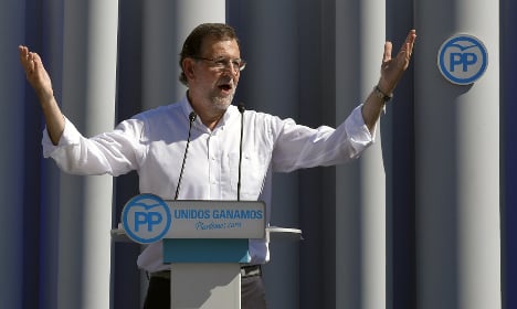Mariano Rajoy: ‘We are party of the moderates in the face of extremists’