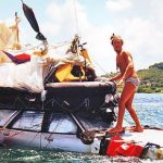 Madcap explorer sails car around Italy