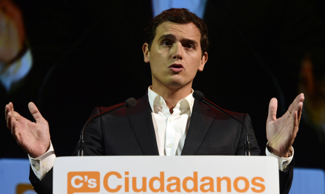 Spanish party Ciudadanos strives to occupy the political centre