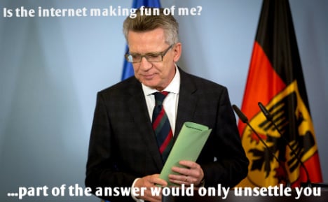 Internet mocks German minister's press dodge