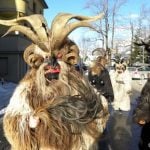Asylum seekers face their fears with Krampus