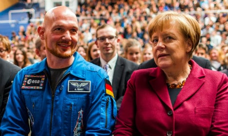 German astronaut calls for ‘peace and tolerance’