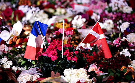 Danes join Europe's silence for Paris victims