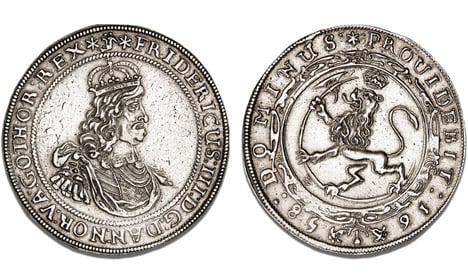 Rare Danish coin fetches record sum at auction