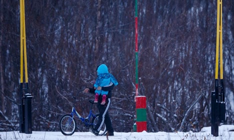 Freedom is a bike for migrants at Arctic border