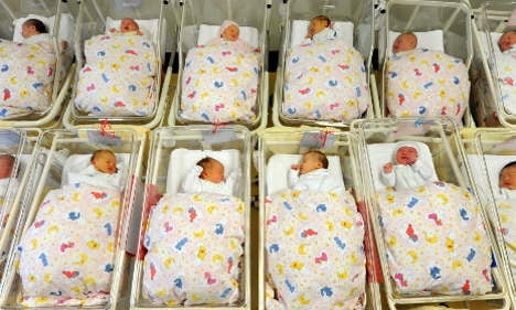 German birthrate jumps to quarter-century high