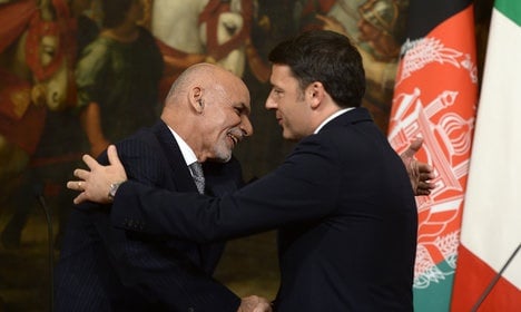'Italy will stay in Afghanistan': Renzi
