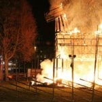 Sweden’s Christmas goat set ablaze once again