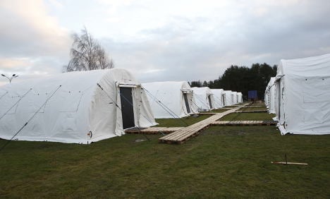 Sweden’s first refugee tent camp set to open