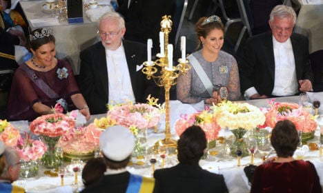 Glitz and glamour at Sweden's Nobel banquet