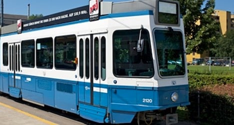 Nine people injured as Zurich trams crash