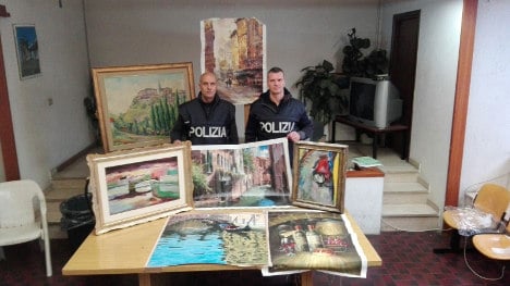 Rome airport cleaners in pilfered artworks racket