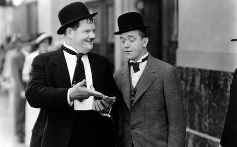 Lost Laurel and Hardy snap from Italy goes viral