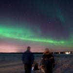 Ice magic at north Sweden island lodges