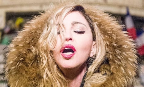 Madonna in Paris: ‘We will not bend to fear’
