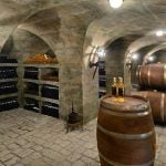 As well as this wine cellar, the mansion also features indoor and outdoor pools, a private cinema, a squash court, two ballrooms and a nightclub.Photo: Château Louis XIV