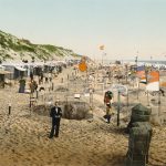 Holidaymakers at Westerland resort on the North Sea island of Sylt - which remains a top-class German holiday destination to this day.Photo: Collection Marc Walter/Taschen