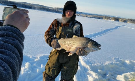 This enormous catch broke an ice fishing record in Lapland