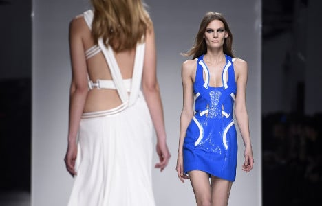 IN IMAGES: Versace sexes up catwalk with racy Paris show