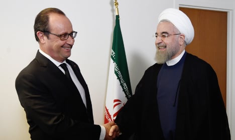 Hollande to welcome Iran’s Rouhani but not for lunch