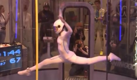 Watch: Gravity-defying stunts at Spain's Wind Tunnel Games
