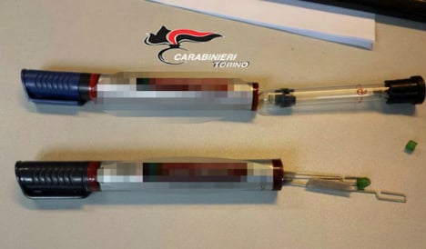 Turin students busted for turning pens into e-joints