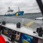 Swedish coast guard prepares for spring refugee dockings