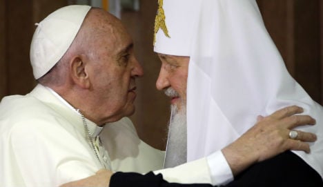 Pope and Patriarch meet first time in 1,000 years