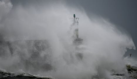 Giant nine-metre waves set to batter Spain's northern coast