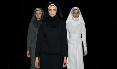Habit of a lifetime: Nun style fashion hits Spanish catwalk