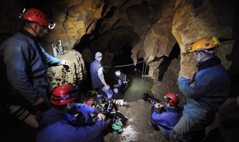 Seven saved after 22 hours trapped in French cave