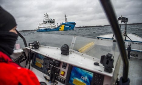 Danish sailors to be eyed by Swedish coast guard