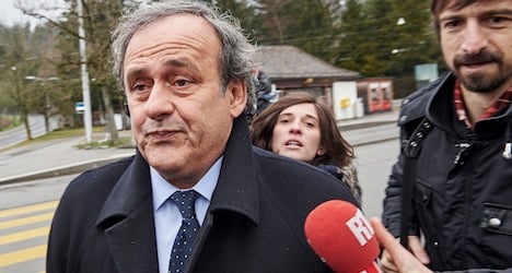 Platini turns up at Fifa HQ to appeal ban