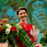 Daniela Undeutsch was winner of a very Deustch competition, becoming wine queen in Saxony in 2015.Photo: Photo: DPA