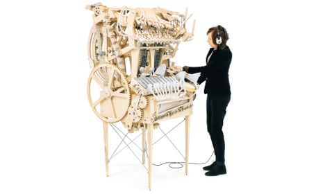 Watch this Swede's incredible marble machine play music