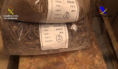 Police seize 88 tonnes of contraband tobacco in Spain