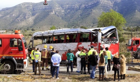 Seven Italian victims of Spain coach crash named