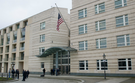 Lockdown at US embassy as man calls ‘revenge for Osama’