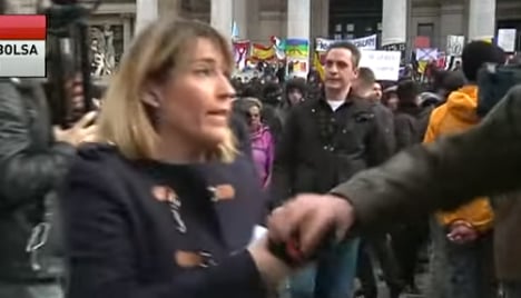 Spanish reporter harassed by far-right Brussels protesters